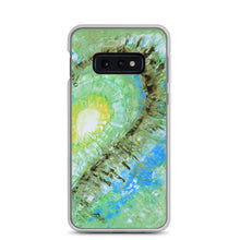 Samsung GALAXY PHONE CASE with Abstract Heart Art Green