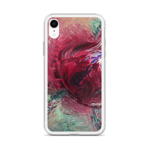 Abstract Rose Modern Art IPHONE CASE printed from Original Art