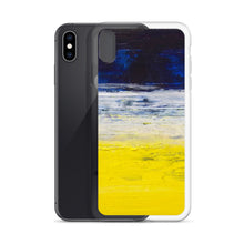 Blue Yellow IPHONE CASE Apple Modern Art Design