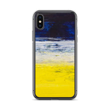 Blue Yellow IPHONE CASE Apple Modern Art Design