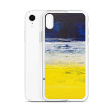 Blue Yellow IPHONE CASE Apple Modern Art Design