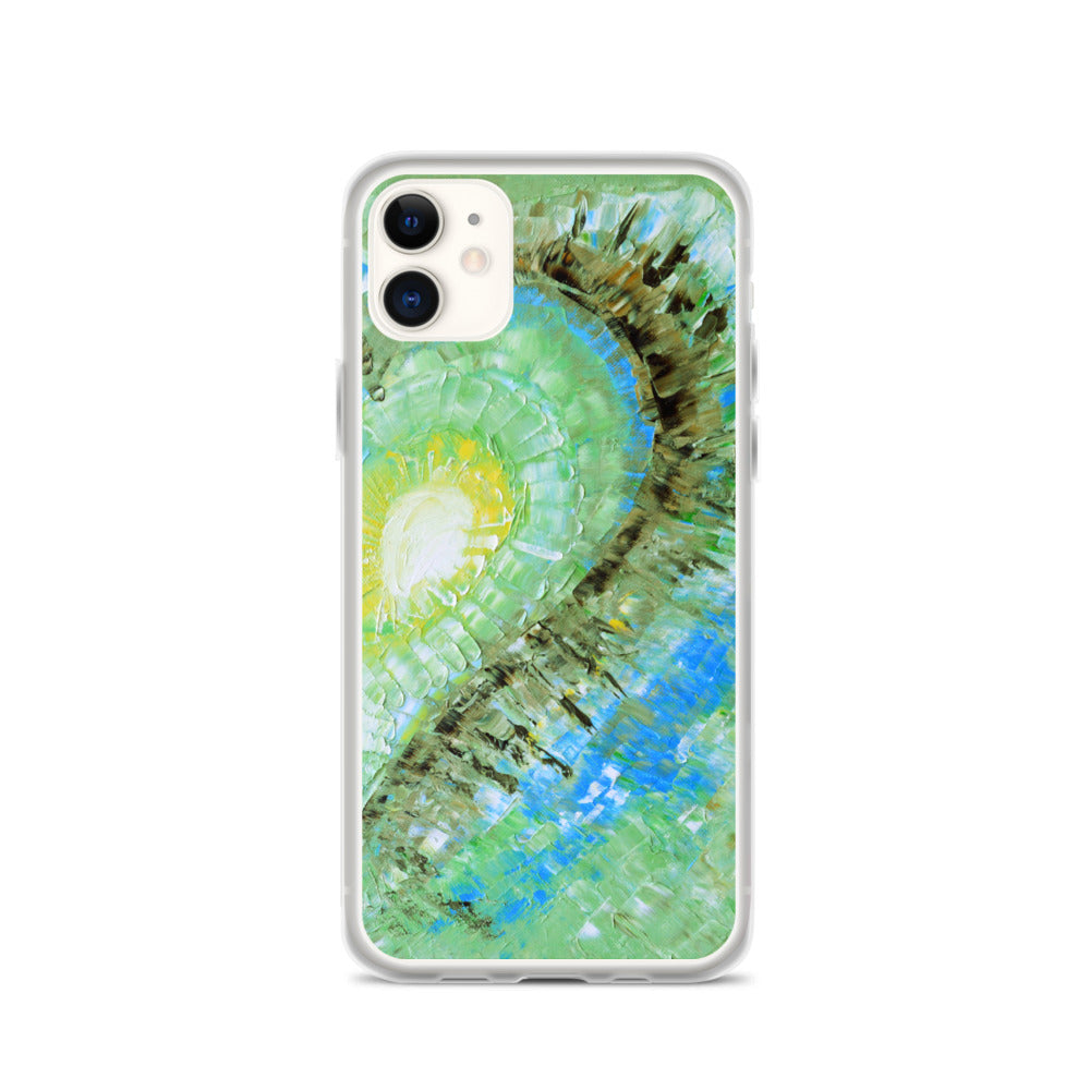 Artsy Heart PHONE CASE for Apple iPhones Green Abstract Art Artsy Heart PHONE CASE for Apple iPhones Green Abstract Art