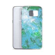 Unique PHONE CASE for Samsung Galaxy Phones Blue Green Artsy