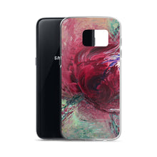 Red Rose PHONE CASE for Samsung Galaxy Phones Abstract Modern Art Style