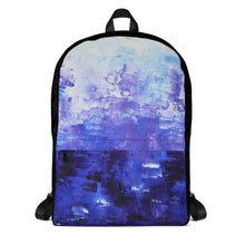 BACKPACK blue abstract Travel School Bag