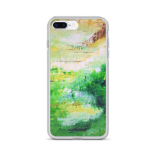 Colorful Green IPHONE CASE Painting Artsy Abstract Style