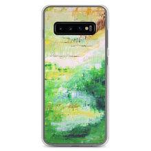 PHONE CASE for Galaxy for Artsy People - Bright Green Abstract