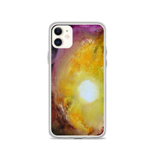 Colorful PHONE CASE for iPhones Artsy Sun Abstract Watercolor Design