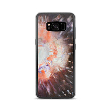 Samsung PHONE CASE Unique Abstract Artsy Style Brown Orange Art