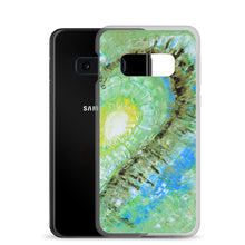 Samsung GALAXY PHONE CASE with Abstract Heart Art Green