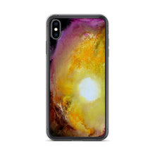 Colorful PHONE CASE for iPhones Artsy Sun Abstract Watercolor Design