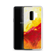 Galaxy PHONE CASE Yellow Red Abstract Design