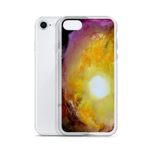 Colorful PHONE CASE for iPhones Artsy Sun Abstract Watercolor Design