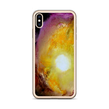 Colorful PHONE CASE for iPhones Artsy Sun Abstract Watercolor Design