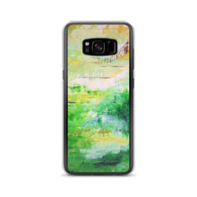 PHONE CASE for Galaxy for Artsy People - Bright Green Abstract