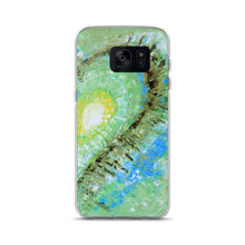 Samsung GALAXY PHONE CASE with Abstract Heart Art Green