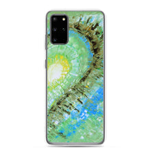 Samsung GALAXY PHONE CASE with Abstract Heart Art Green