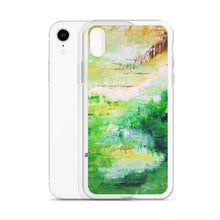 Colorful Green IPHONE CASE Painting Artsy Abstract Style