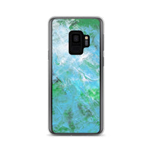 Unique PHONE CASE for Samsung Galaxy Phones Blue Green Artsy