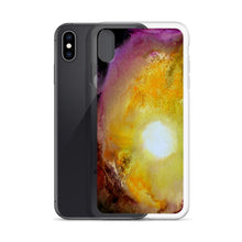 Colorful PHONE CASE for iPhones Artsy Sun Abstract Watercolor Design