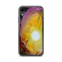 Colorful PHONE CASE for iPhones Artsy Sun Abstract Watercolor Design