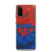 Blue Red PHONE CASE Cover for Samsung Galaxy Phones Abstract Design