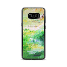 PHONE CASE for Galaxy for Artsy People - Bright Green Abstract