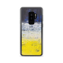 Samsung PHONE CASE Edgy Blue Yellow White Abstract