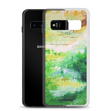PHONE CASE for Galaxy for Artsy People - Bright Green Abstract