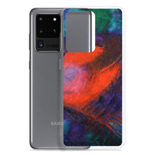 Red Heart Samsung Galaxy PHONE CASE Art Blue Red