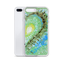Artsy Heart PHONE CASE for Apple iPhones Green Abstract Art
