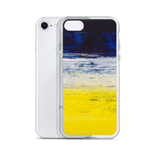 Blue Yellow IPHONE CASE Apple Modern Art Design