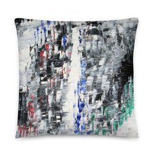 Black and White Abstract THROW PILLOW