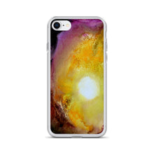 Colorful PHONE CASE for iPhones Artsy Sun Abstract Watercolor Design