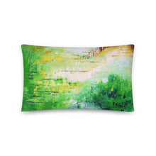 Green Accent THROW PILLOW Modern Abstract