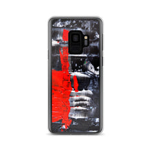 Cool PHONE CASE for Galaxy Phones in Red Black Abstract Style