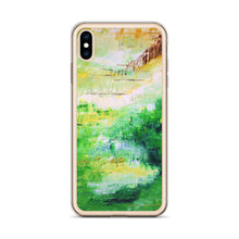 Colorful Green IPHONE CASE Painting Artsy Abstract Style