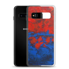 Blue Red PHONE CASE Cover for Samsung Galaxy Phones Abstract Design