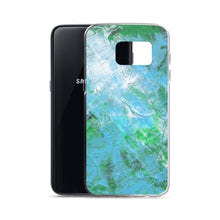 Unique PHONE CASE for Samsung Galaxy Phones Blue Green Artsy