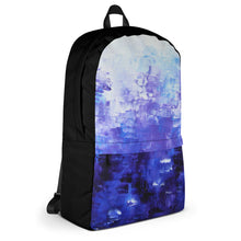 BACKPACK blue abstract Travel School Bag