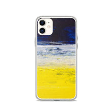Blue Yellow IPHONE CASE Apple Modern Art Design