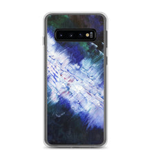 Artsy Samsung PHONE CASE Navy Blue White Abstract