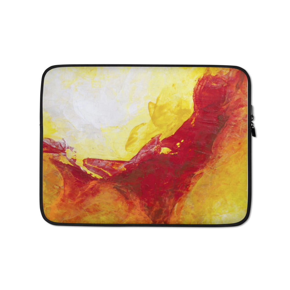 Red Yellow LAPTOP SLEEVE Pouch Cover Colorful Abstract
