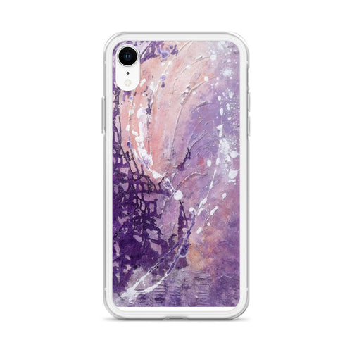 Purple PHONE CASE for iPhone Abstract Artsy Style