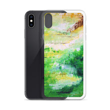 Colorful Green IPHONE CASE Painting Artsy Abstract Style