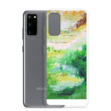 PHONE CASE for Galaxy for Artsy People - Bright Green Abstract