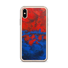 Blue Red IPHONE CASE Cover Artsy Abstract Design