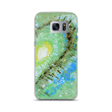 Samsung GALAXY PHONE CASE with Abstract Heart Art Green