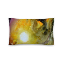 Multicolored THROW PILLOW Watercolor Art Abstract