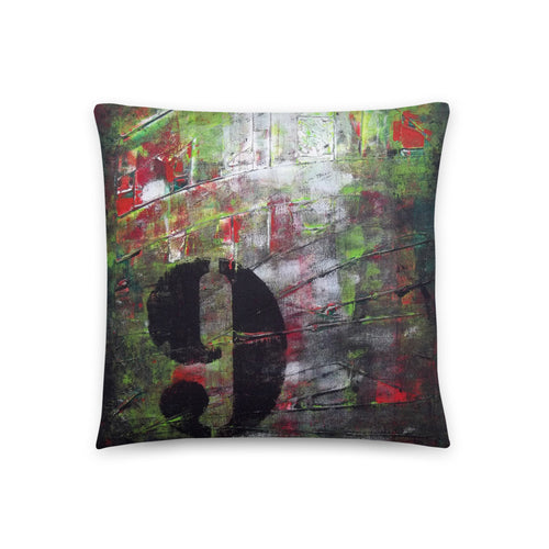 THROW PILLOW Number 9 Abstract Style